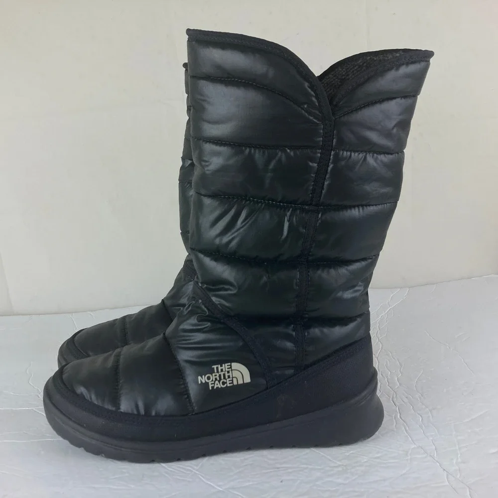 The North Face Nuptse Purna II Winter Boots Women 8 Black Waterproof Insulated